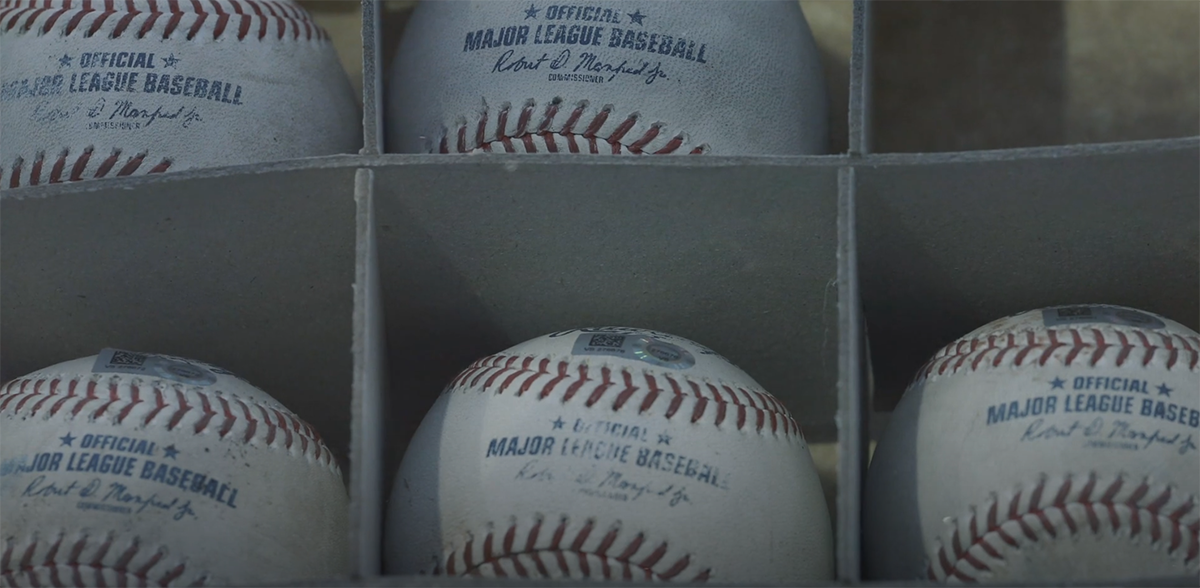 MLB authenticated baseballs