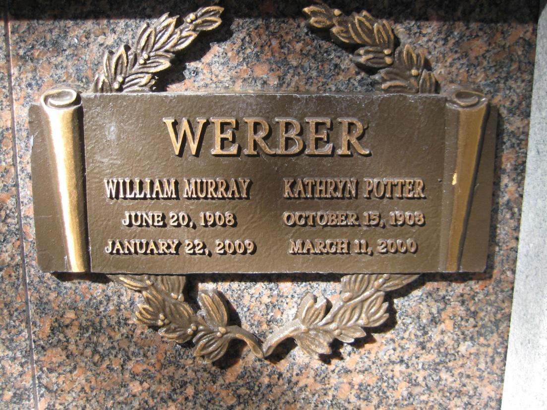 Billy Werber grave marker