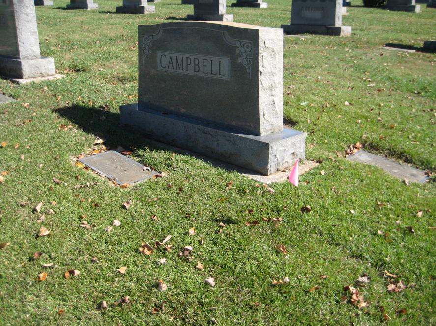 Paul Campbell grave marker