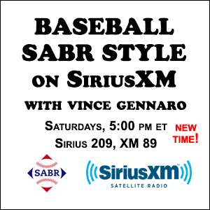 Baseball SABR Style on SiriusXM with Vince Gennaro