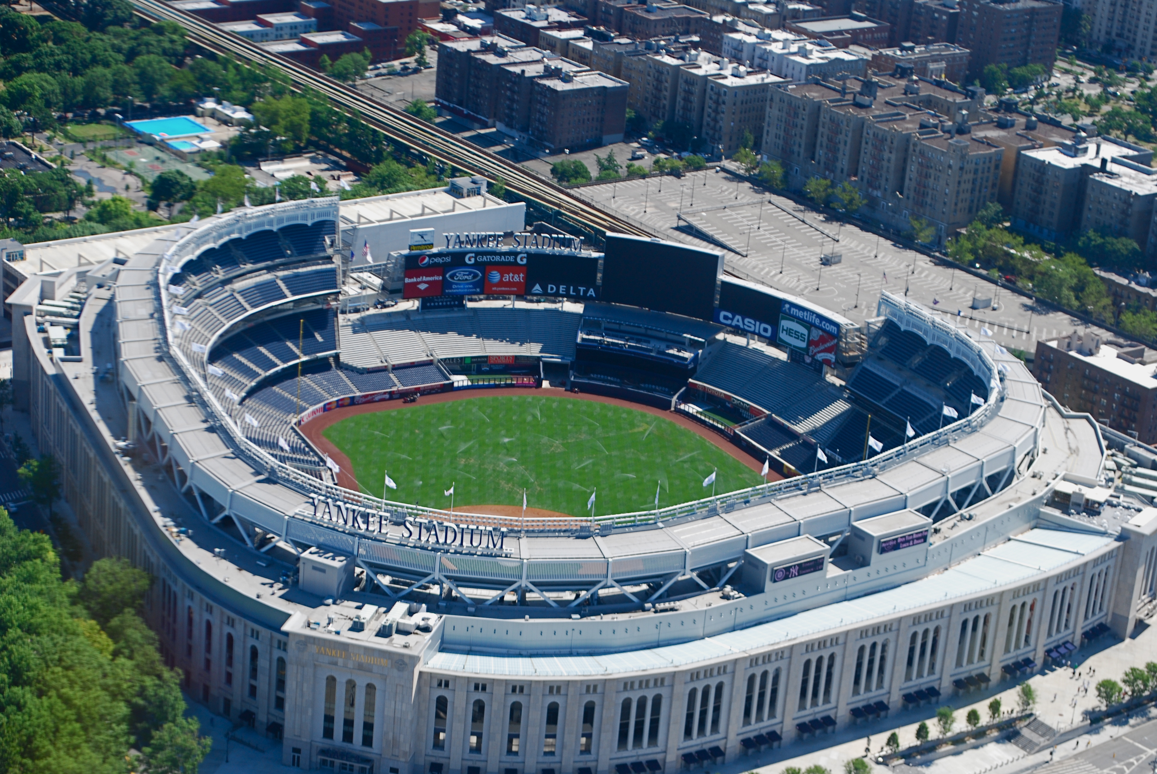 The new Yankee Stadium opened in 2009 next door to the original.